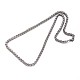 Great 304 Stainless Steel Wheat Chain Necklaces(NJEW-O058-04P)-2