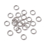 Non-Tarnish 304 Stainless Steel Open Jump Rings, Saw Cut Round, Stainless Steel Color, 10x1.5mm, 15 Gauge, Inner Diameter: 7.3mm, about 270pcs/100g(X-STAS-C040-01J-P)