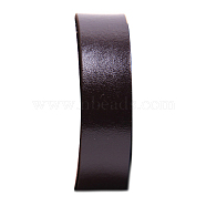 Flat Leather Jewelry Cord, Jewelry DIY Making Material, Coconut Brown, 6x2mm, about 80cm/pc(WL-WH0008-03A-02)