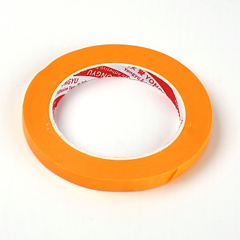 Washi Decorative Masking Tape, Orange, 10mm, 54.68 Yard(50m)/roll