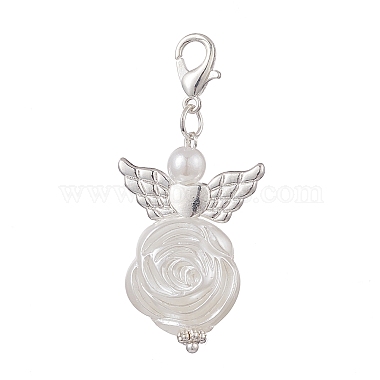 Creamy White Angel & Fairy Plastic Pendant Decorations