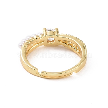 Real 18K Gold Plated Brass Micro Pave Cubic Zirconia Rings(RJEW-J017-VC196)-3