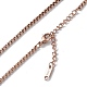 Ion Plating(IP) 304 Stainless Steel Box Chain Necklace for Men Women(NJEW-K245-020C)-2