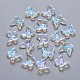 Transparent Spray Painted Glass Charms(GLAA-T016-20)-1