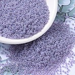 MIYUKI Round Rocailles Beads, Japanese Seed Beads, 11/0, (RR525) Purple Ceylon, 2x1.3mm, Hole: 0.8mm, about 50000pcs/pound(SEED-G007-RR0525)