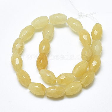 Natural Topaz Jade Beads Strands(G-S357-A12)-2