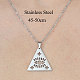 201 Stainless Steel Hollow Triangle with Eye Pendant Necklace(NJEW-OY001-91)-3