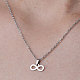 Non-Tarnish 201 Stainless Steel Infinity Pendant Necklace(NJEW-OY001-13)-1