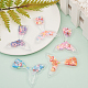 30Pcs 6 Colors Quicksand Sequin Plastic Cabochons(KY-CJ0001-42)-5