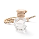Pendentifs de bouteille de parfum en verre vide(HJEW-C009-02)-1