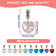 Electroplate Glass Dangle Charms(PALLOY-GO00007)-2