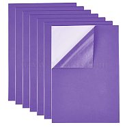 Sponge EVA Sheet Foam Paper Sets, With Adhesive Back, Antiskid, Rectangle, Blue Violet, 30x21x0.1cm(AJEW-BC0006-28E)