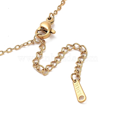 PVD Vacuum Plating 201 Stainless Steel Necklaces(NJEW-R267-01R-G)-4