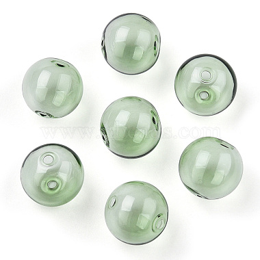 Transparent Blow High Borosilicate Glass Globe Beads(GLAA-T003-09D)-3