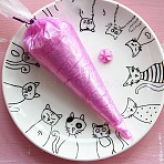 Imitation Whipped Cake Cream Glue, DIY Simulation Imitation Cream for Phone Case Craft Decoration, Orchid, 15x4mm(DIY-H002-21F)