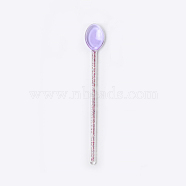 Glass Spoon, Mixing Spoon, Lilac, 151x21mm(PW23041883586)