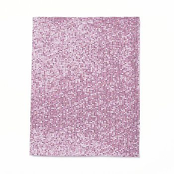 A4 Glitter PU Leather Fabric, Shiny Sequins, for DIY Crafts, Orchid, 20.5x15.5x0.07cm
