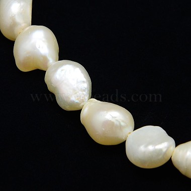 Natural Cultured Freshwater Pearl Beads Strands(PEAR-L001-18)-2