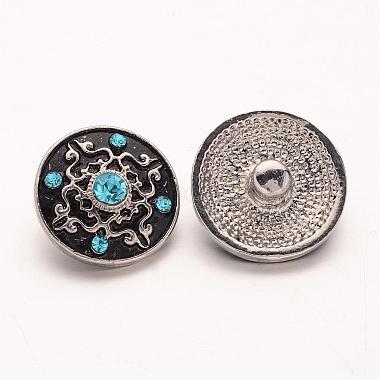 Flat Round with Mixed Style Zinc Alloy Jewelry Snap Buttons(ALRI-R019-M)-2