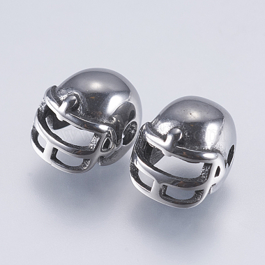 Antique Silver Hat Stainless Steel Beads