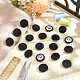 20Pcs Cloth with Aluminum Base Buttons(BUTT-NB0001-77D)-5