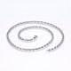 304 Stainless Steel Lumachina Chain Necklaces(X-NJEW-P226-08P-01)-1