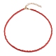 Round Opaque Colours Glass Seed Beaded Necklaces(NJEW-JN03362-01)-1