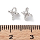 Rhodium Plated 925 Sterling Silver Peg Bails Pin Charms(STER-P050-06P)-3