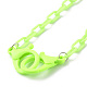 Personalized Opaque Acrylic Cable Chain Necklaces(NJEW-JN03432-05)-2