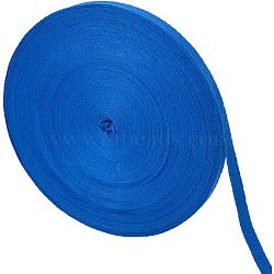 Cotton Twill Tape Ribbon, Herringbone Ribbon, for DIY Crafts Gift Wrapping Home Decoration Sewing, Royal Blue, 3/8 inch(10mm), about 45m/roll(OCOR-NB0001-21)