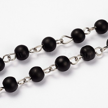 Black Iron+Glass Handmade Chains Chain