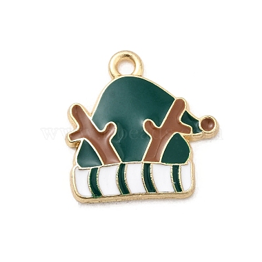 no&euml;l pendentifs &eacute;mail en alliage(FIND-H055-17B-G01)-1