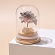 chips de pierre de lune naturelle décorations d'arbre de vie(TREE-PW0003-24D)-1
