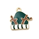 no&euml;l pendentifs &eacute;mail en alliage(FIND-H055-17B-G01)-1