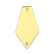cravate pentagone acrylique coudre sur strass miroir(MACR-G065-07A-01)-1