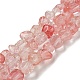 Cherry Quartz Glass Bead Strands(G-F465-55)-1