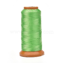 Polyester Threads, for Jewelry Making, Lime, 1mm, about 284.33 yards(260m)/roll(NWIR-G018-F-14)