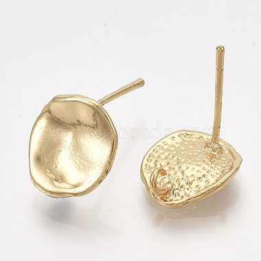 Brass Stud Earring Findings(KK-S348-414)-2