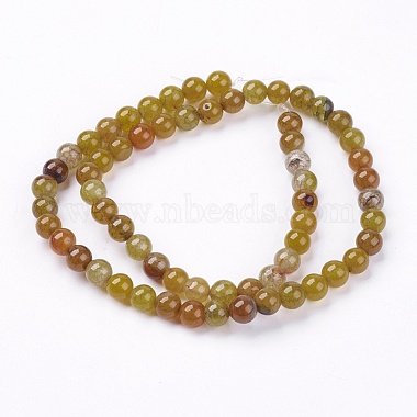Natural Crackle Agate Stone Bead Strands(X-G-R193-16-6mm)-2
