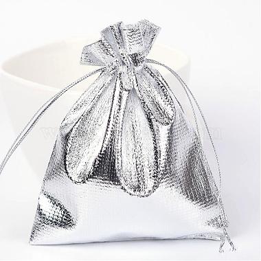 Silver Rectangle Organza Bags