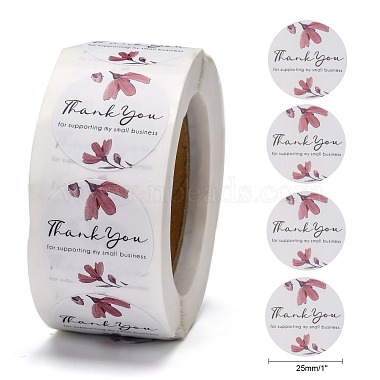 1 Inch Thank You for Supporting My Small Business Stickers(DIY-M005-C07)-3