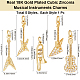 5pcs 5 style Rack Plating Brass Micro Pave Clear Cubic Zirconia Musical Instrument Pendants(KK-BBC0012-92)-2