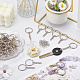 60Pcs Iron Split Key Rings(DIY-SP0004-17P)-3