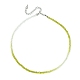 Faceted Rondelle Glass Beaded Necklace for Women(NJEW-M208-01B)-3