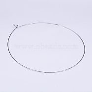 304 Stainless Steel Choker Necklaces, Rigid Necklaces, Stainless Steel Color, 5.12 inch(13cm)(X-NJEW-O094-12P)
