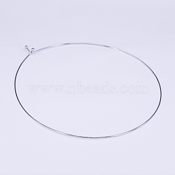 304 Stainless Steel Choker Necklaces, Rigid Necklaces, Stainless Steel Color, 5.12 inch(13cm)(X-NJEW-O094-12P)
