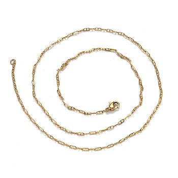 304 Stainless Steel Mariner Link Chain Necklaces, Golden, 19.68 inch(50cm), 1.8mm 