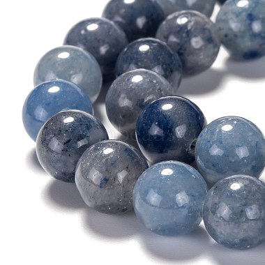 Natural Blue Aventurine Beads Strands(G-F380-6mm)-2