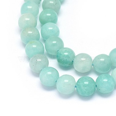 Chapelets de perles en amazonite naturelle(G-F602-02-8mm)-3