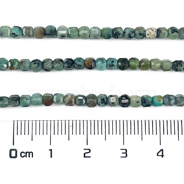 Natural African Turquoise(Jasper) Beads Strands(G-A02-03)-4